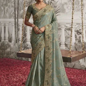 Viscose Engagement Saree