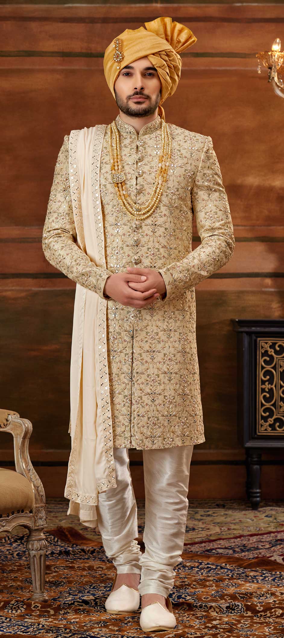 Art Silk Sherwani